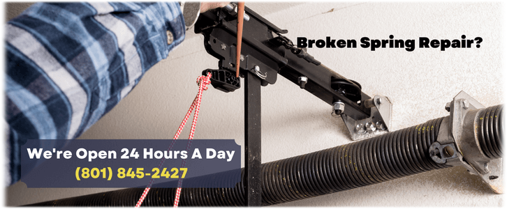 Broken Garage Door Spring Repair West Valley City UT